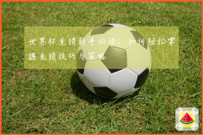 世界杯竞猜新手必读：如何轻松掌握竞猜技巧与策略